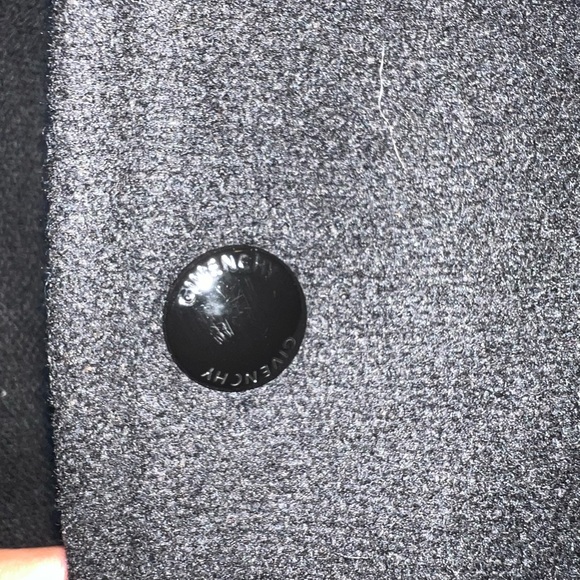 Givenchy Black Bomber jacket with leather sleeves and trim size Large. - Picture 4 of 5